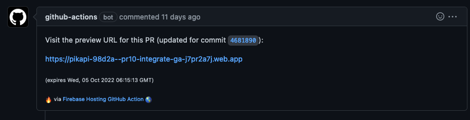 PR auto-created a preview url