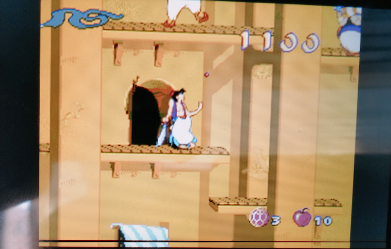 Aladdin (both rom and character) running smoothly